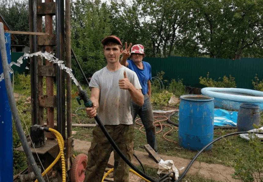 Бурение воды под скважину на песок