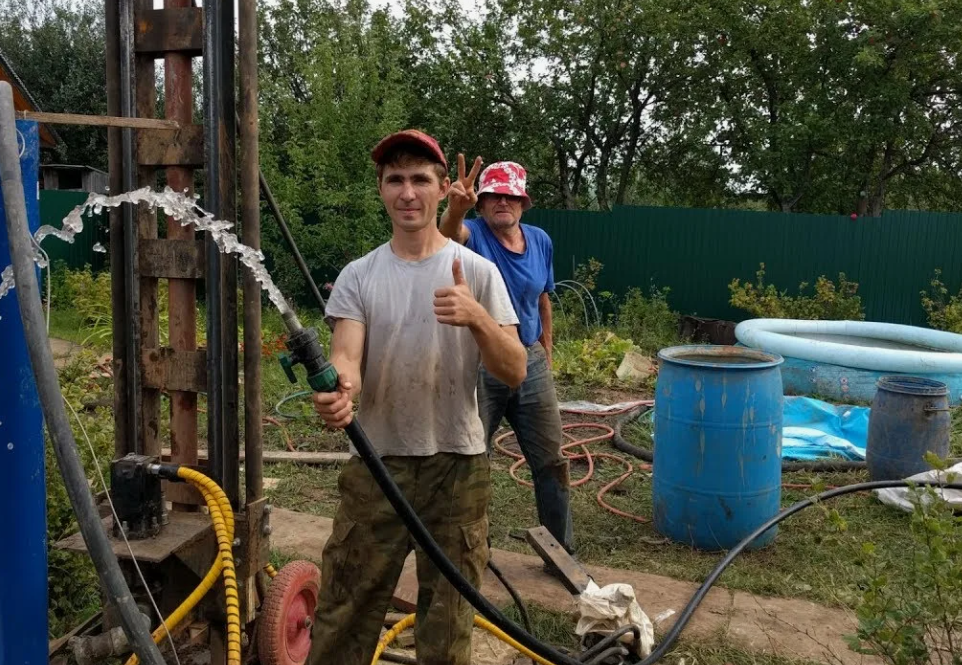 Бурение воды под скважину на песок
